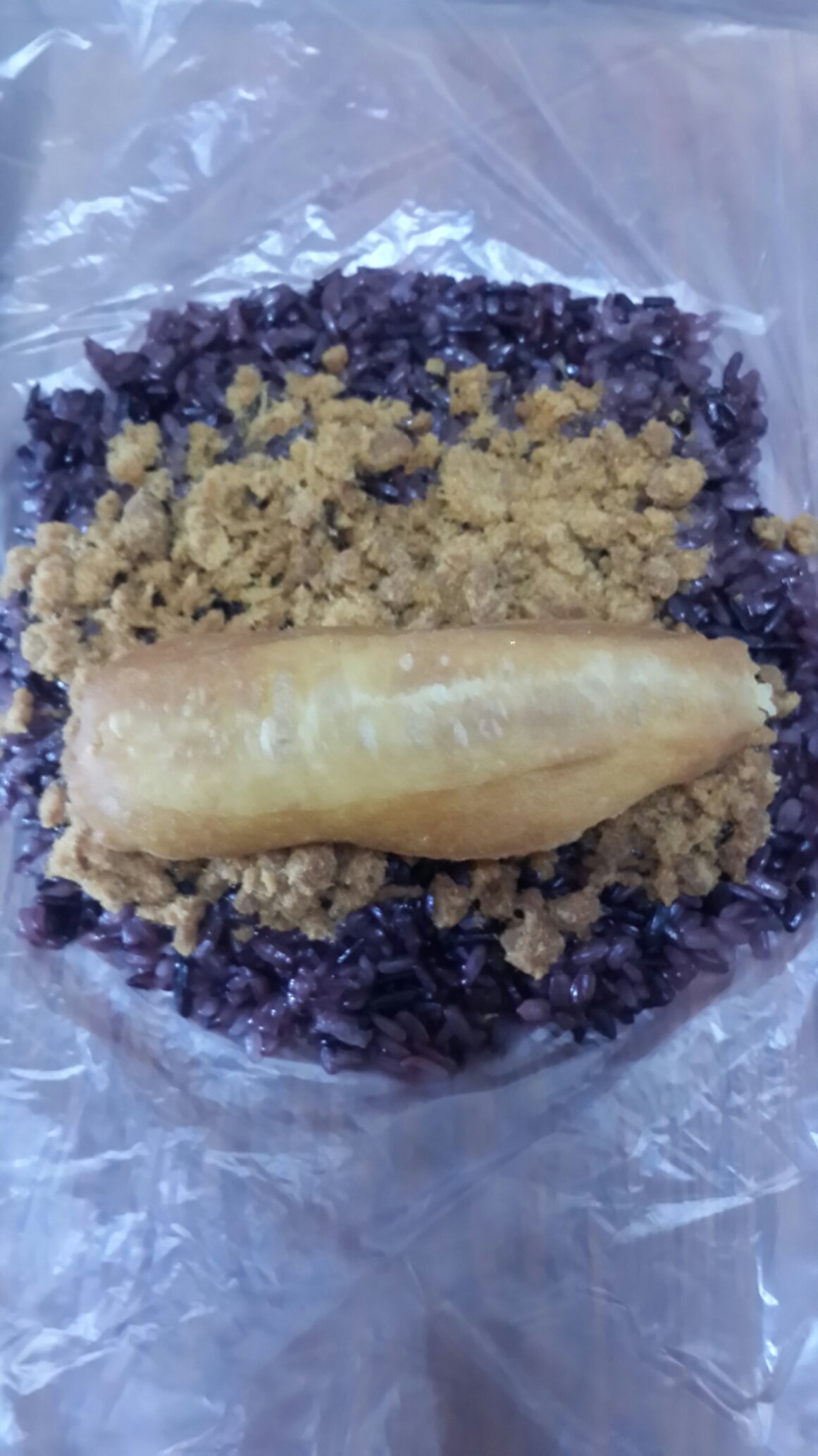 紫米肉松粢飯團的做法 步骤3