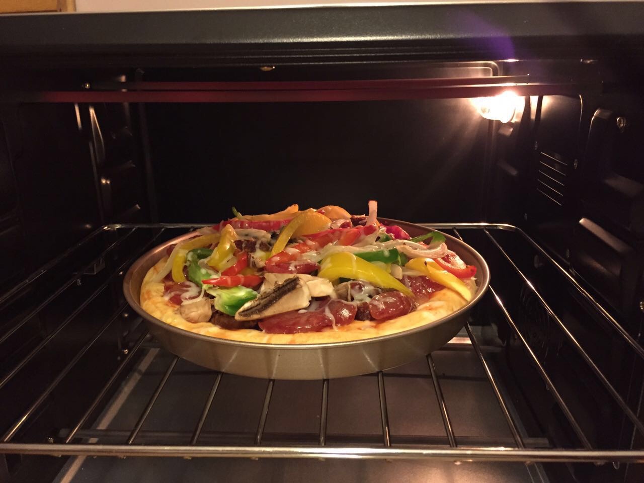 經典9寸家常披薩的做法 步骤9