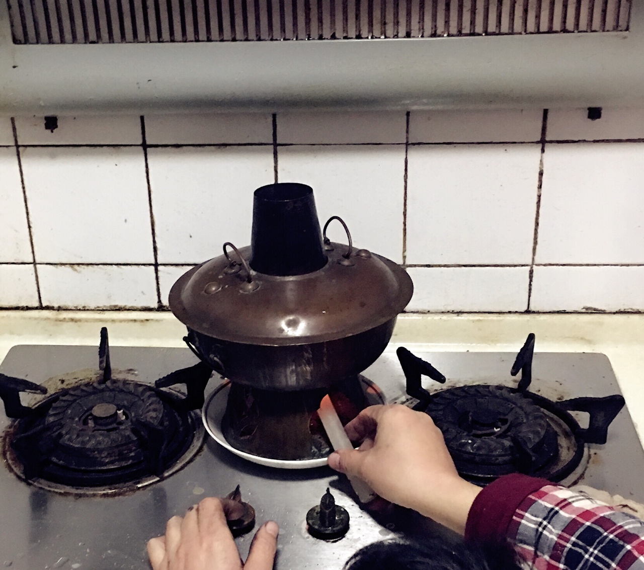 博山銅火鍋的做法 步骤2