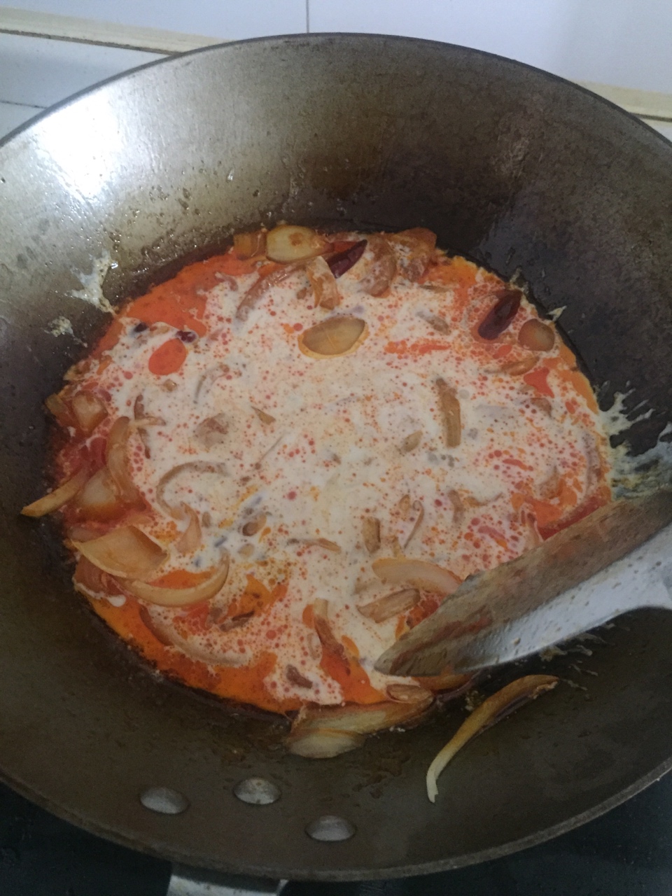 泰式咖喱蝦的做法 步骤4