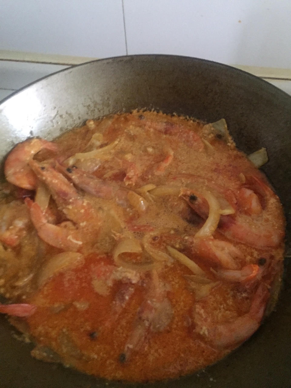 泰式咖喱蝦的做法 步骤5