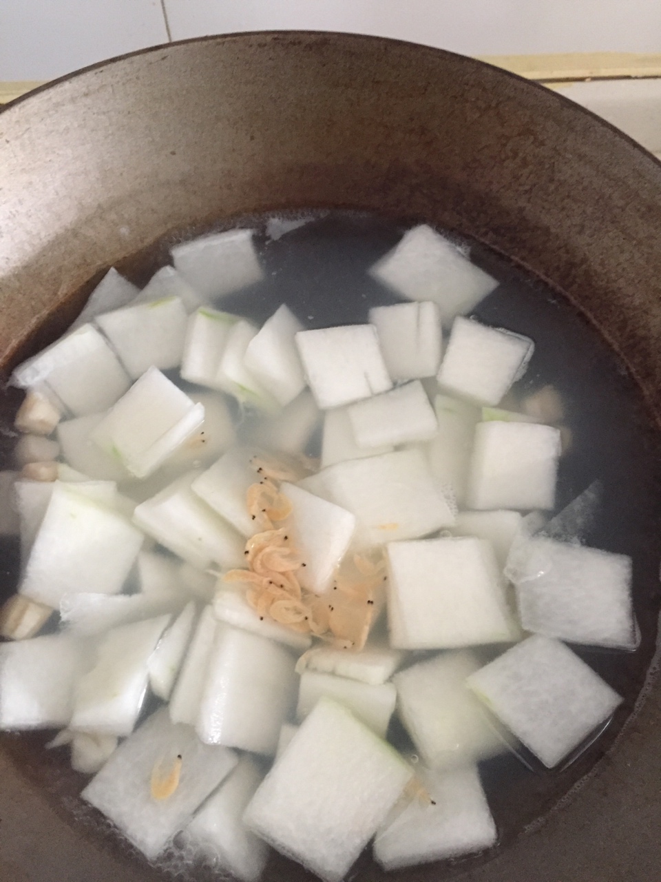 瑤柱冬瓜湯的做法 步骤3