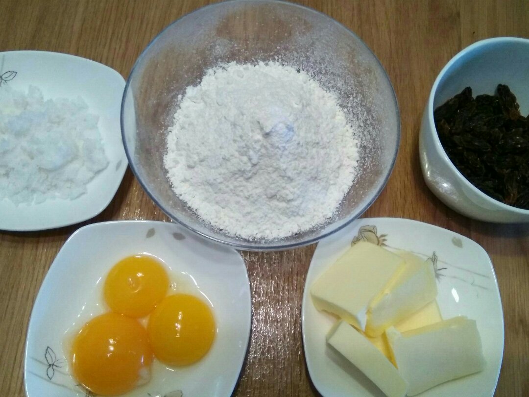 奶香提子酥的做法 步骤1