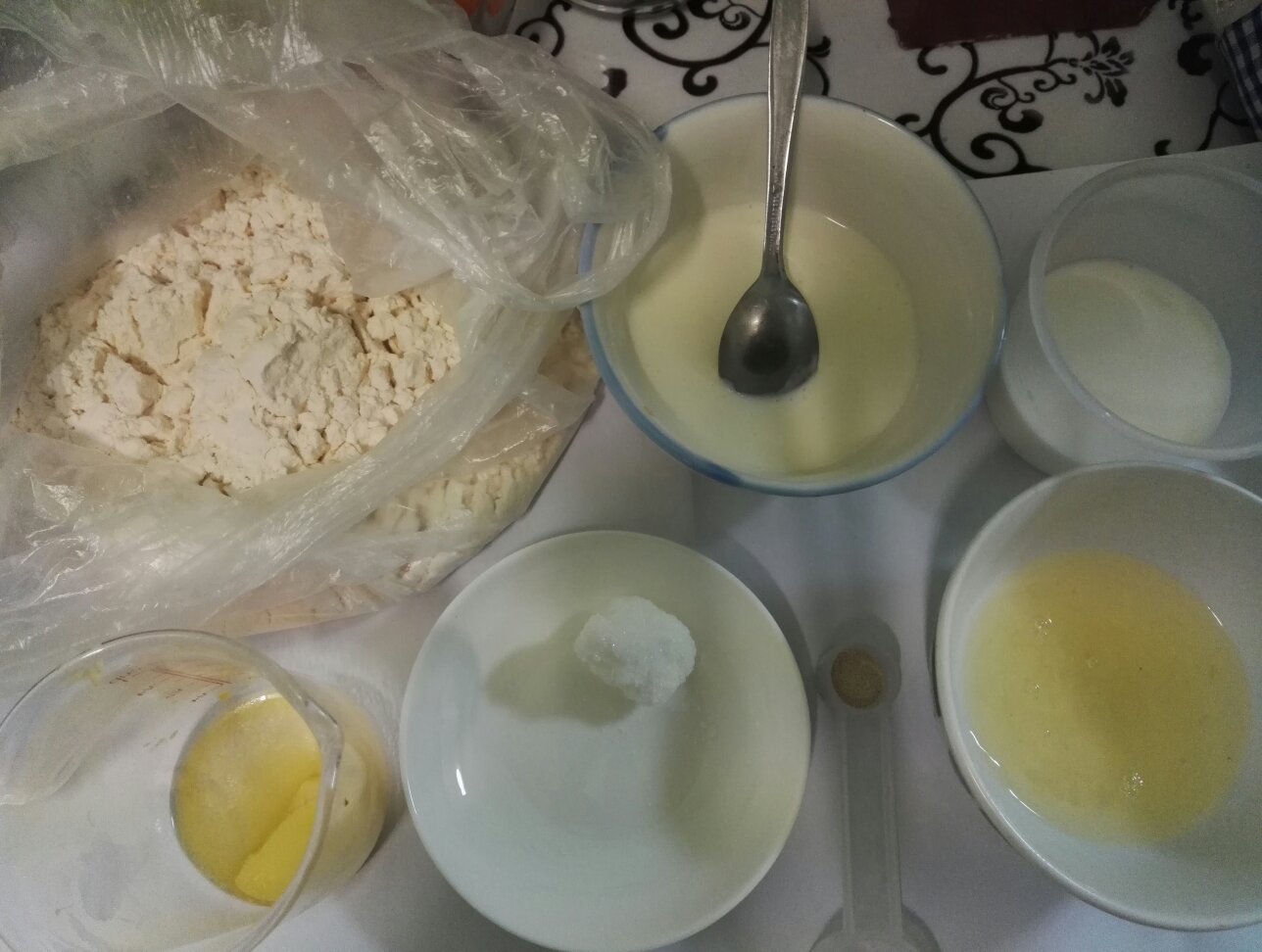 中種北海道奶油面包的做法 步骤1