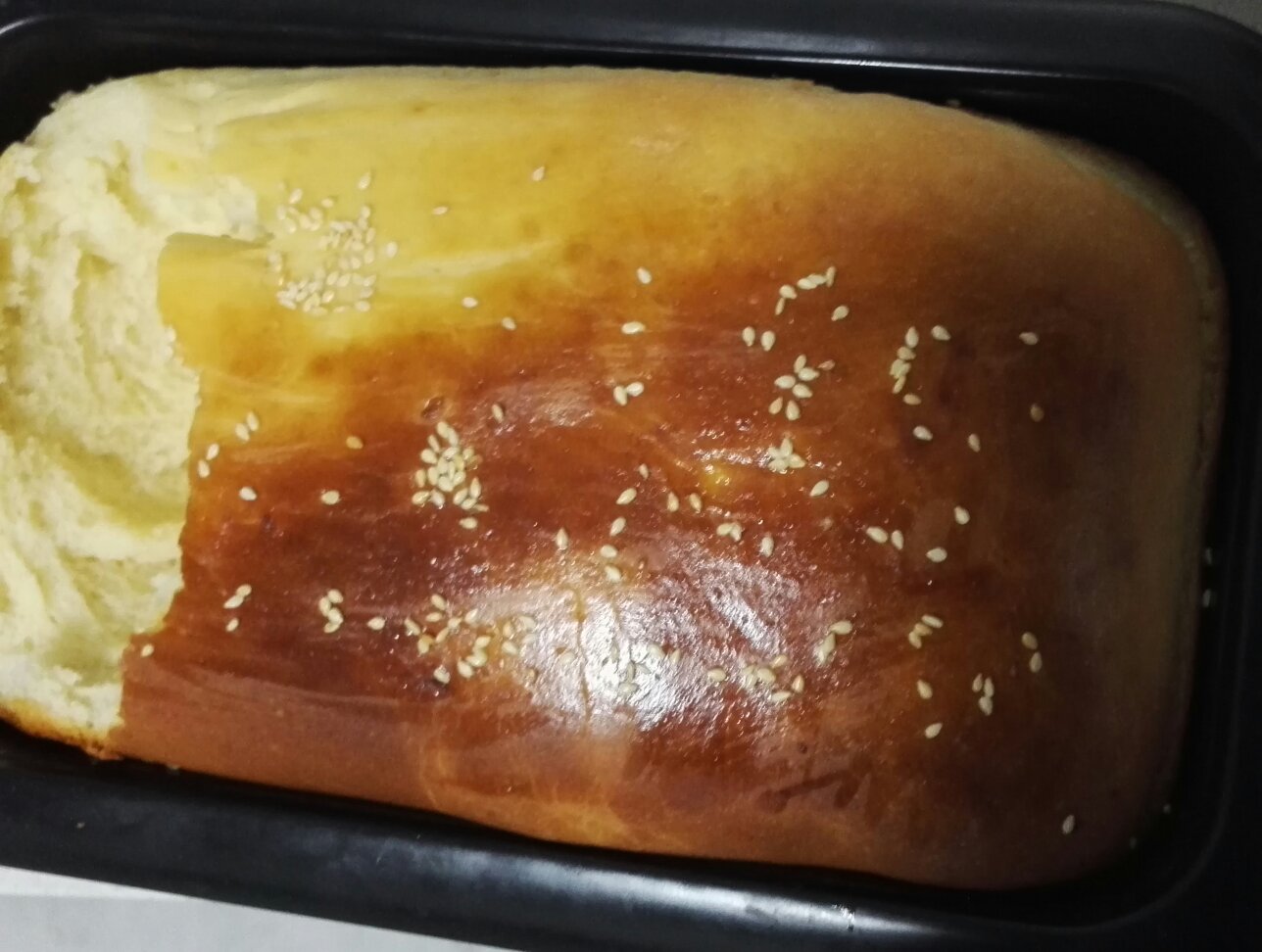 中種北海道奶油面包的做法 步骤6