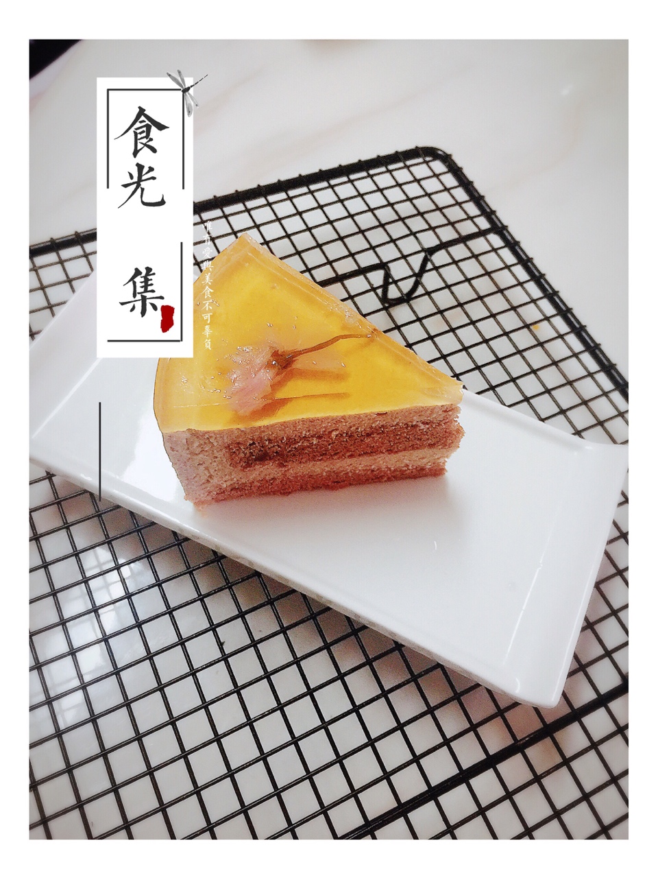 櫻花慕斯蛋糕∼可可咖啡味。（偷懶方）的做法 步骤6