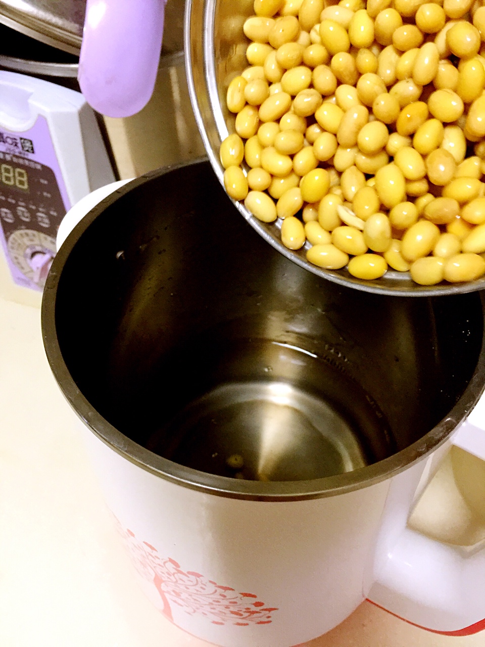 自制豆漿及辣炒豆渣的做法 步骤4