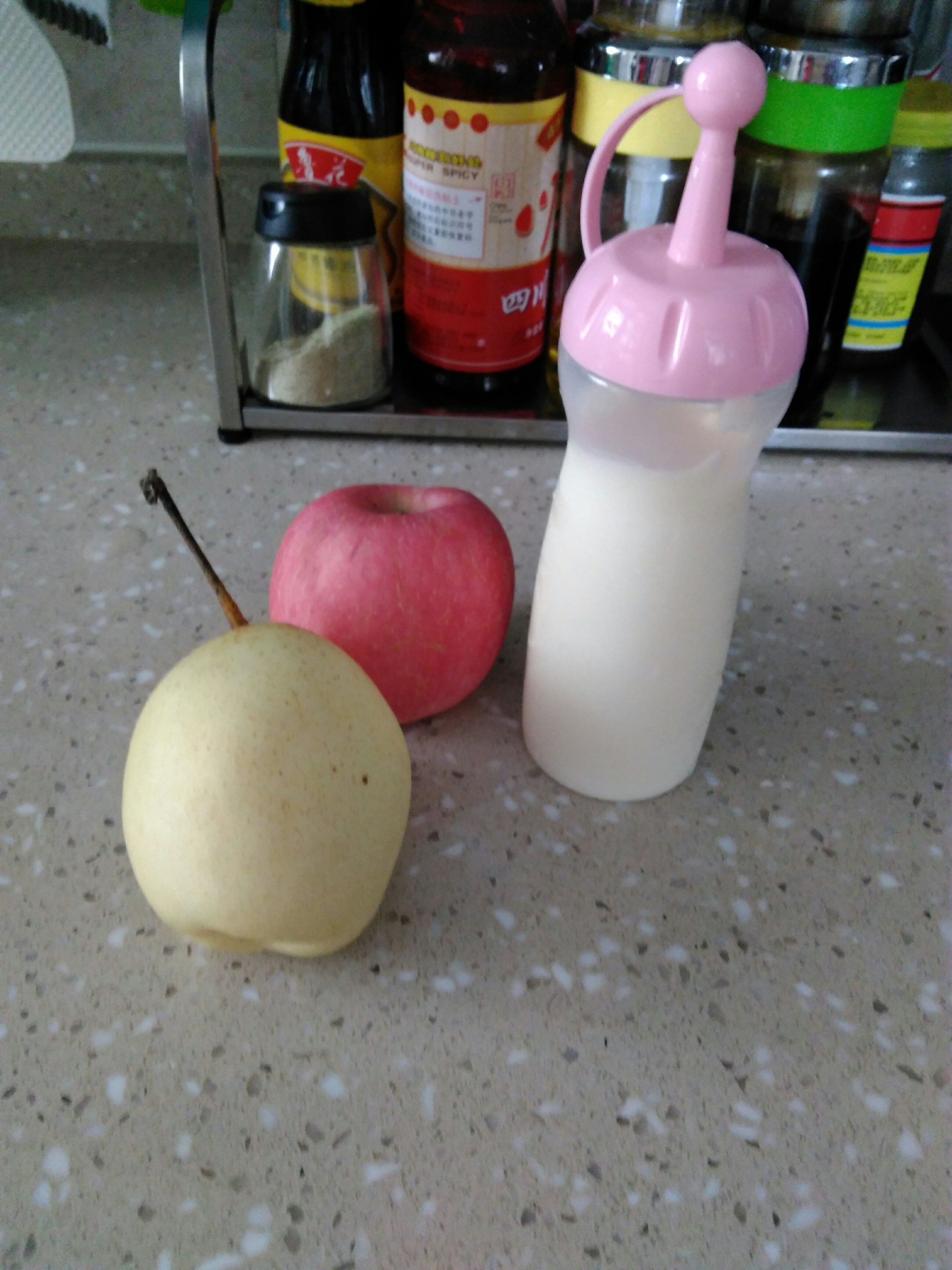 水果沙拉(蘋果和雪梨)的做法 步骤1