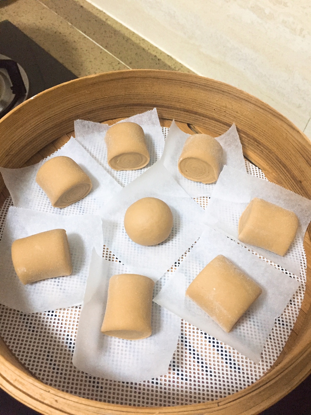 奶香紅糖饅頭（超詳細一次發酵版）的做法 步骤12