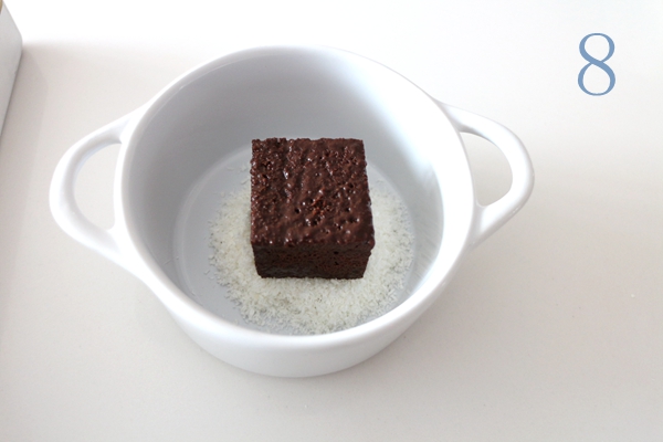 萊明頓 巧克力蛋糕 澳洲甜點的做法 步骤16