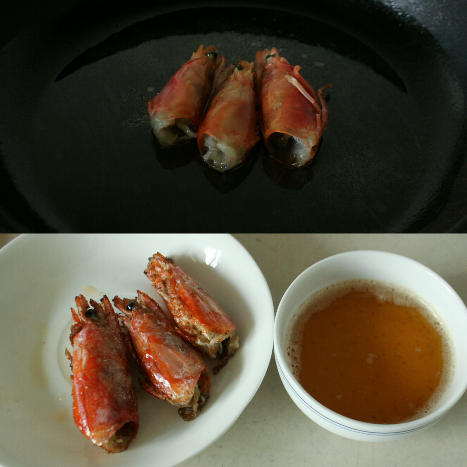 鮮蝦牛油果咖喱炒飯(一人份)的做法 步骤4