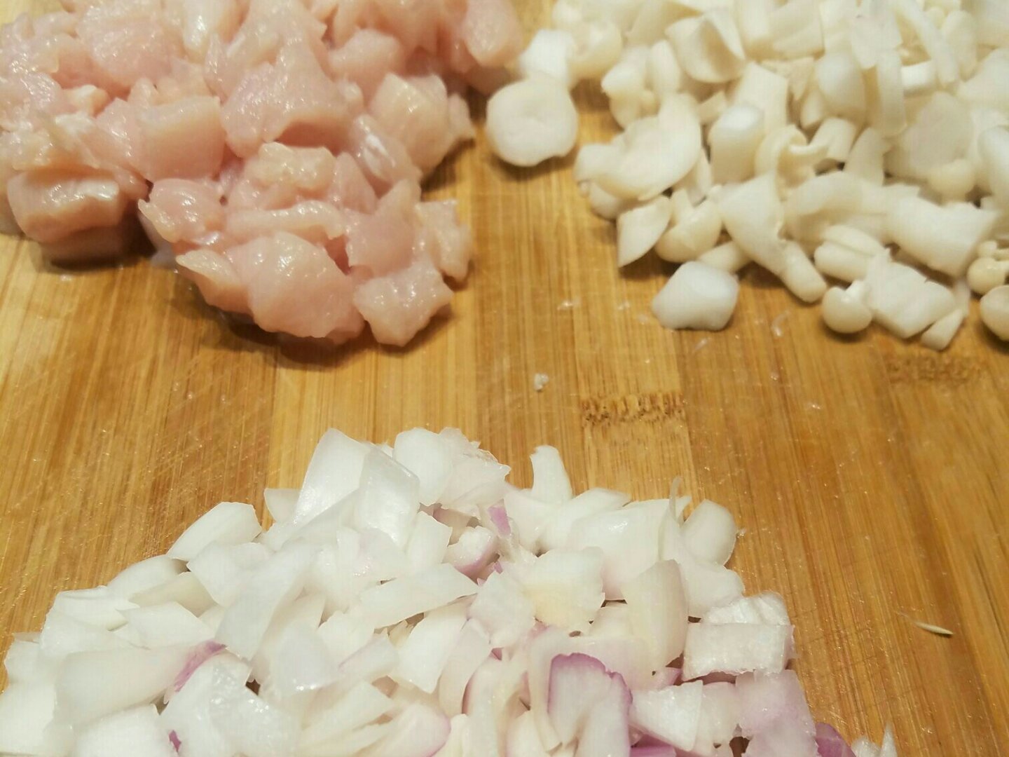 低卡椰香蘑菇豆腐雞胸肉派 | 改良版英式chicken＆mushroom pie的做法 步骤2
