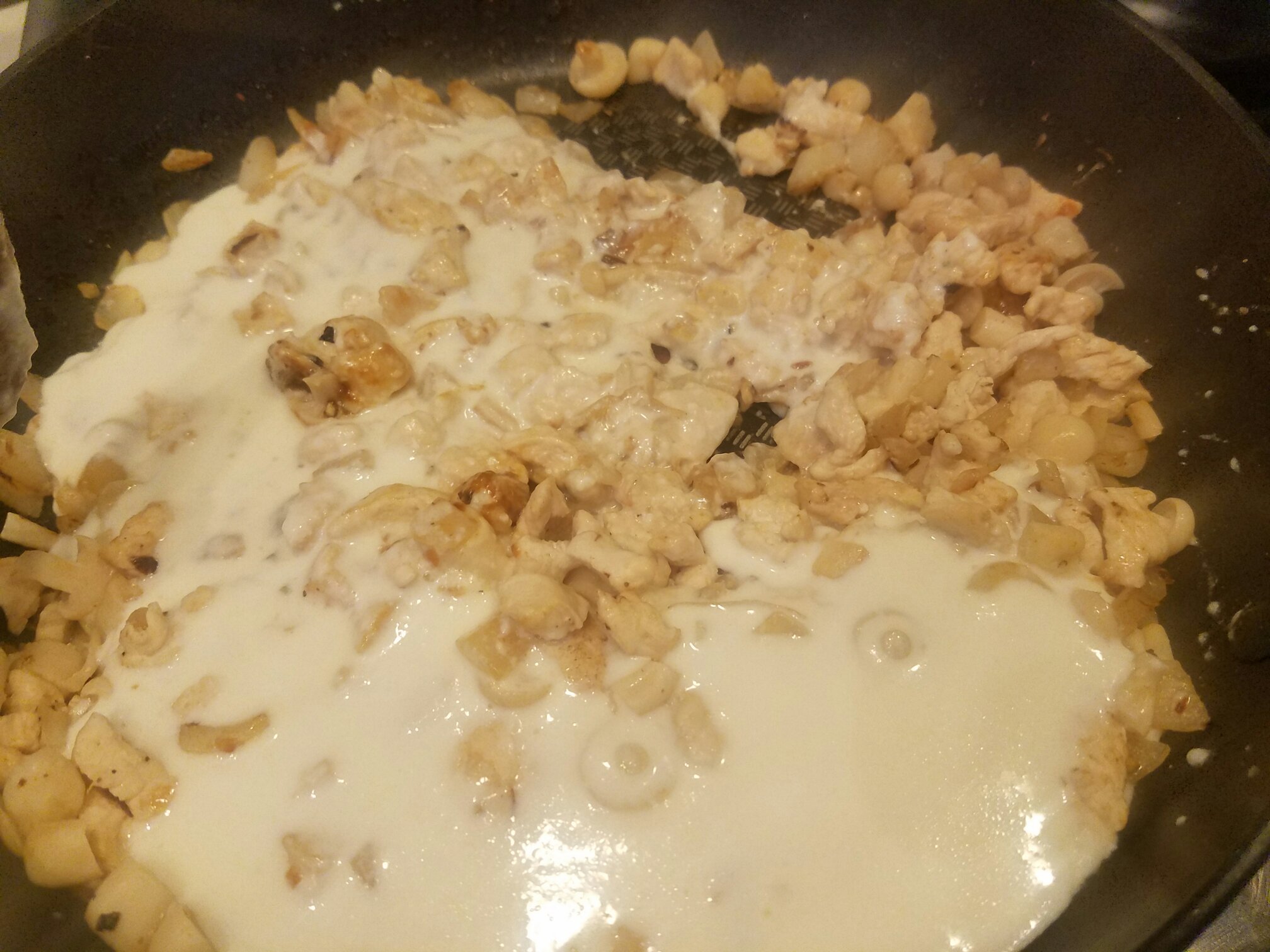 低卡椰香蘑菇豆腐雞胸肉派 | 改良版英式chicken＆mushroom pie的做法 步骤5