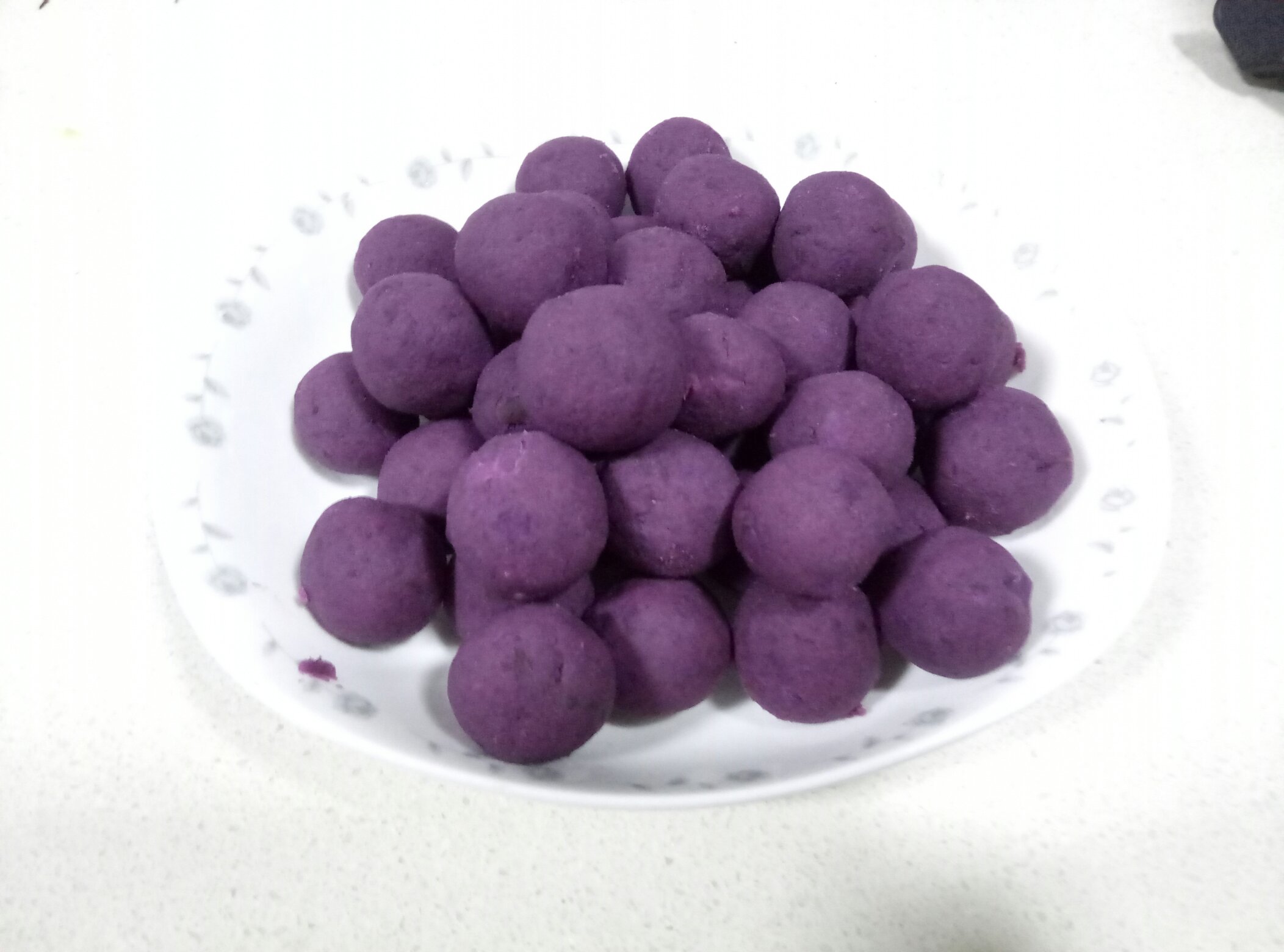 紫薯球的做法 步骤3