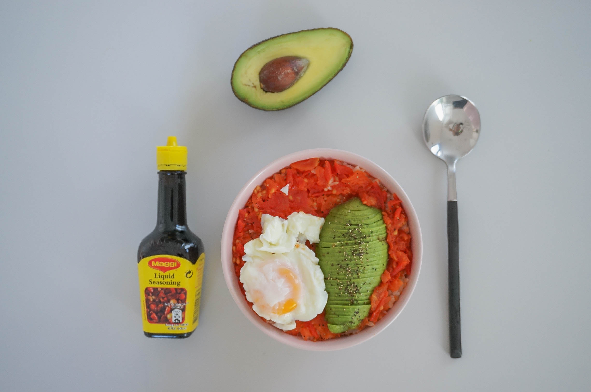 減脂餐 | 牛油果番茄飯配煮蛋 （Amazing的牛油果飯）的做法 步骤6
