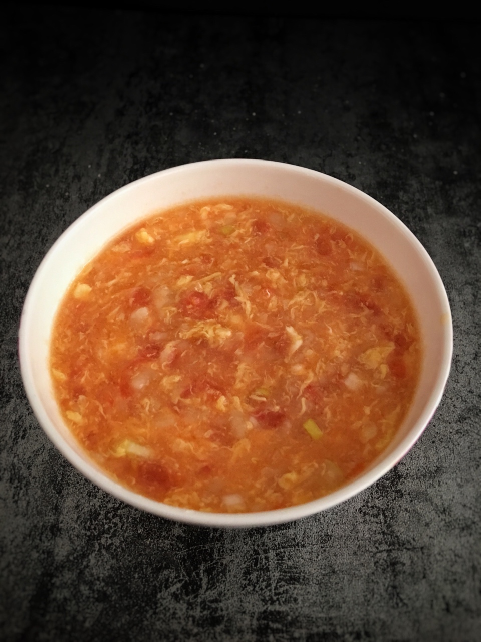 5分鐘快手早餐--西紅柿蛋花疙瘩湯（黏稠版）的做法 步骤10