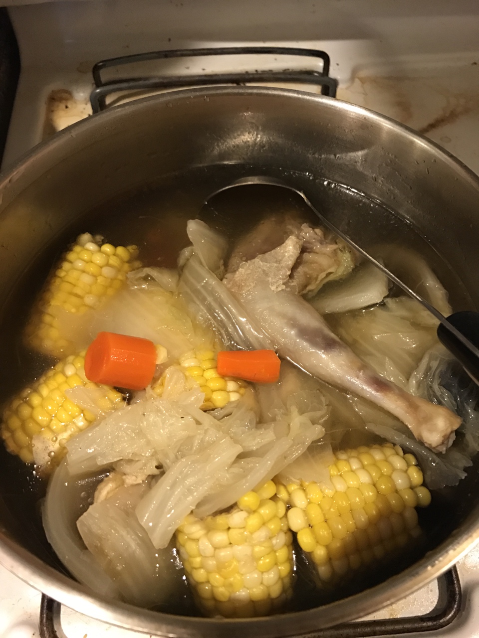 健康蔬菜鮮雞湯的做法 步骤1
