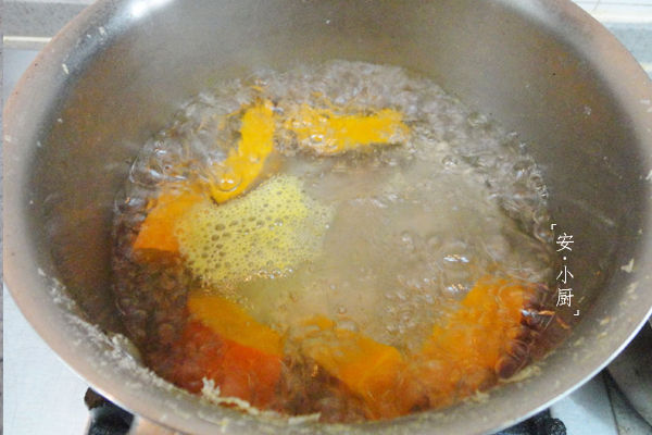 米湯老南瓜糖水的做法 步骤3