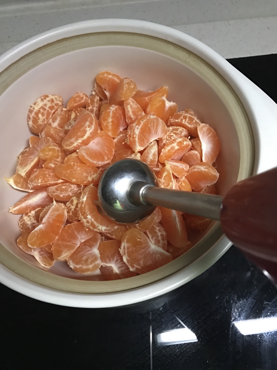自制香甜橘子醬的做法 步骤4