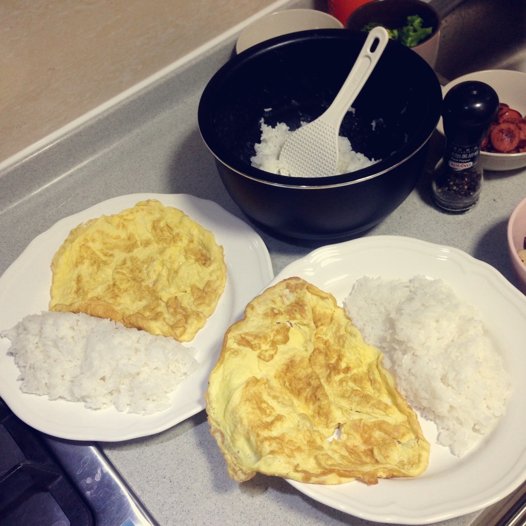 日式咖喱蛋包飯（自創簡易版）的做法 步骤9