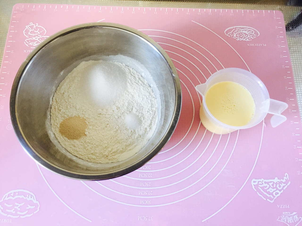 甜豆沙面包的做法 步骤2