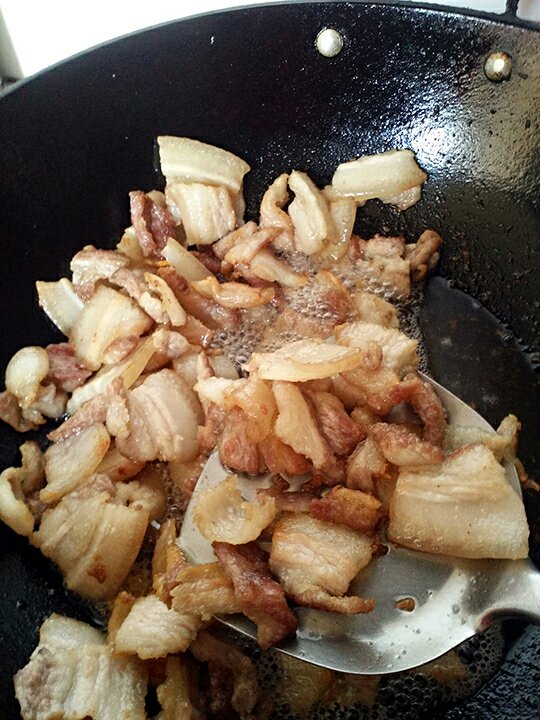 白蘿卜炒肉的做法 步骤3