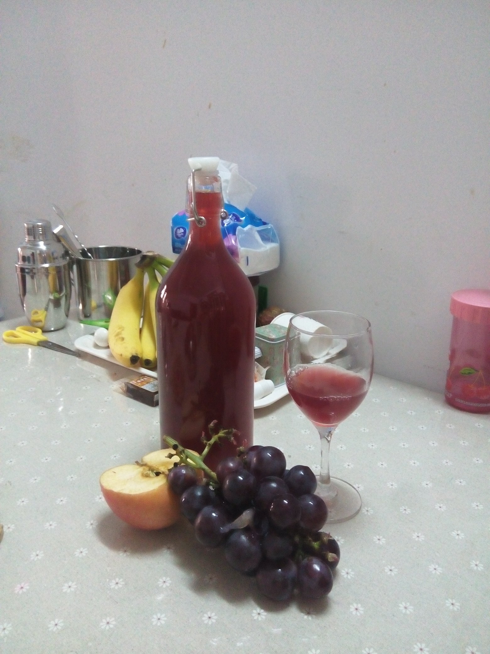 橙飲品002_自釀紅葡萄酒的做法 步骤5
