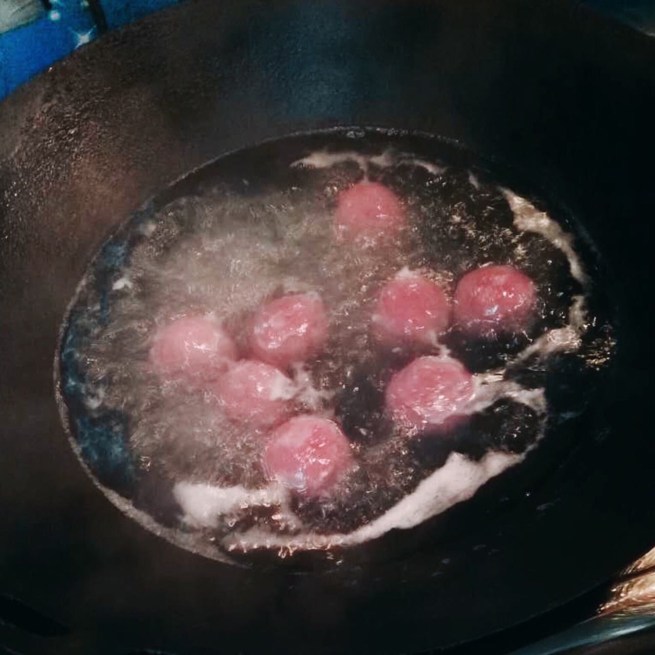 低卡無油紫薯湯圓的做法 步骤3