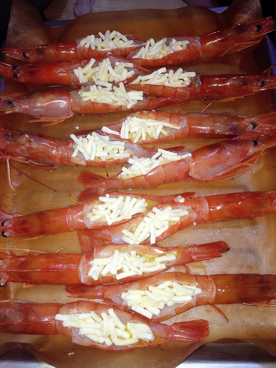 蒜蓉芝士焗阿根廷大蝦的做法 步骤5