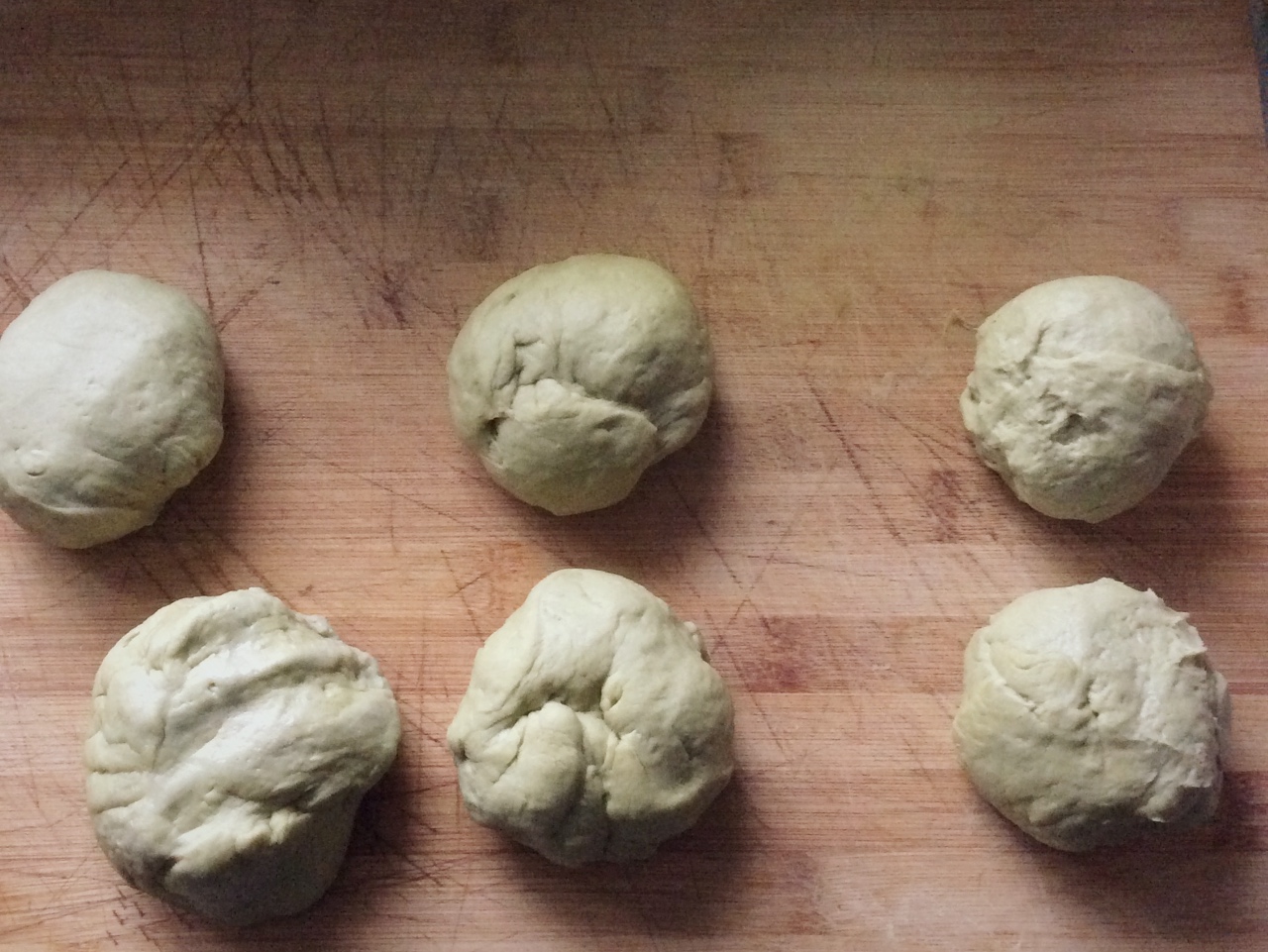 抹茶紅豆面包的做法 步骤3