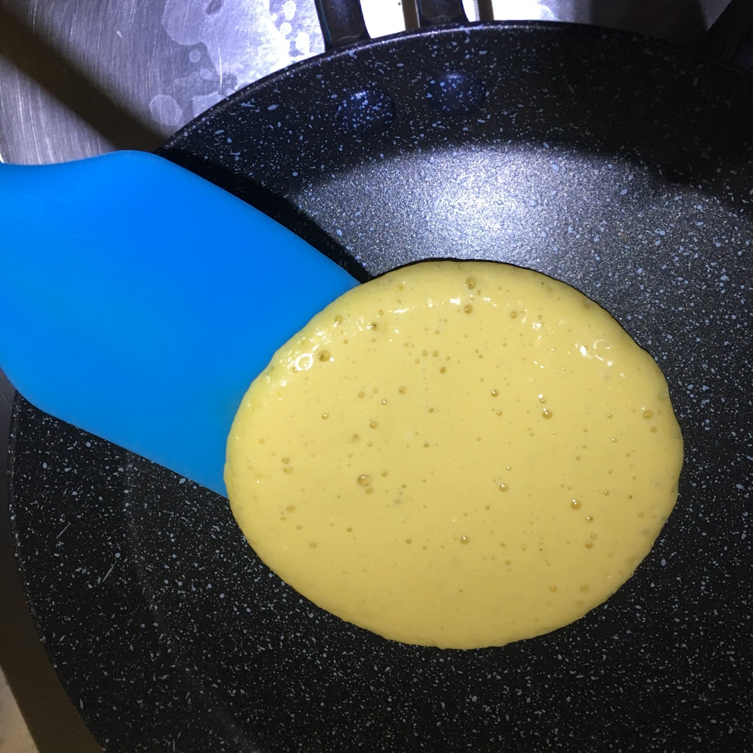 「原味松餅fluffy pancake」無油快手健康早餐的做法 步骤8