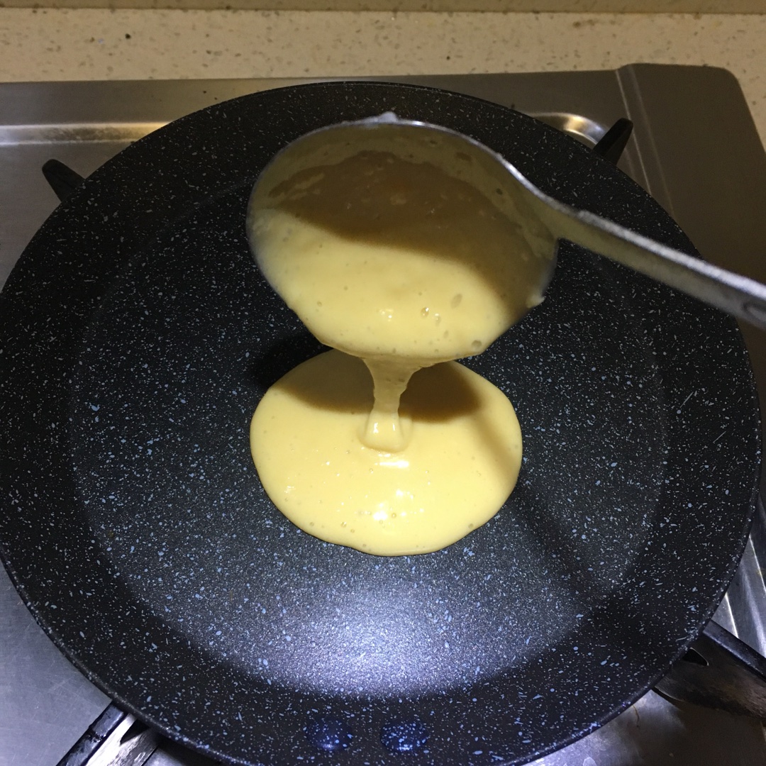 「原味松餅fluffy pancake」無油快手健康早餐的做法 步骤7