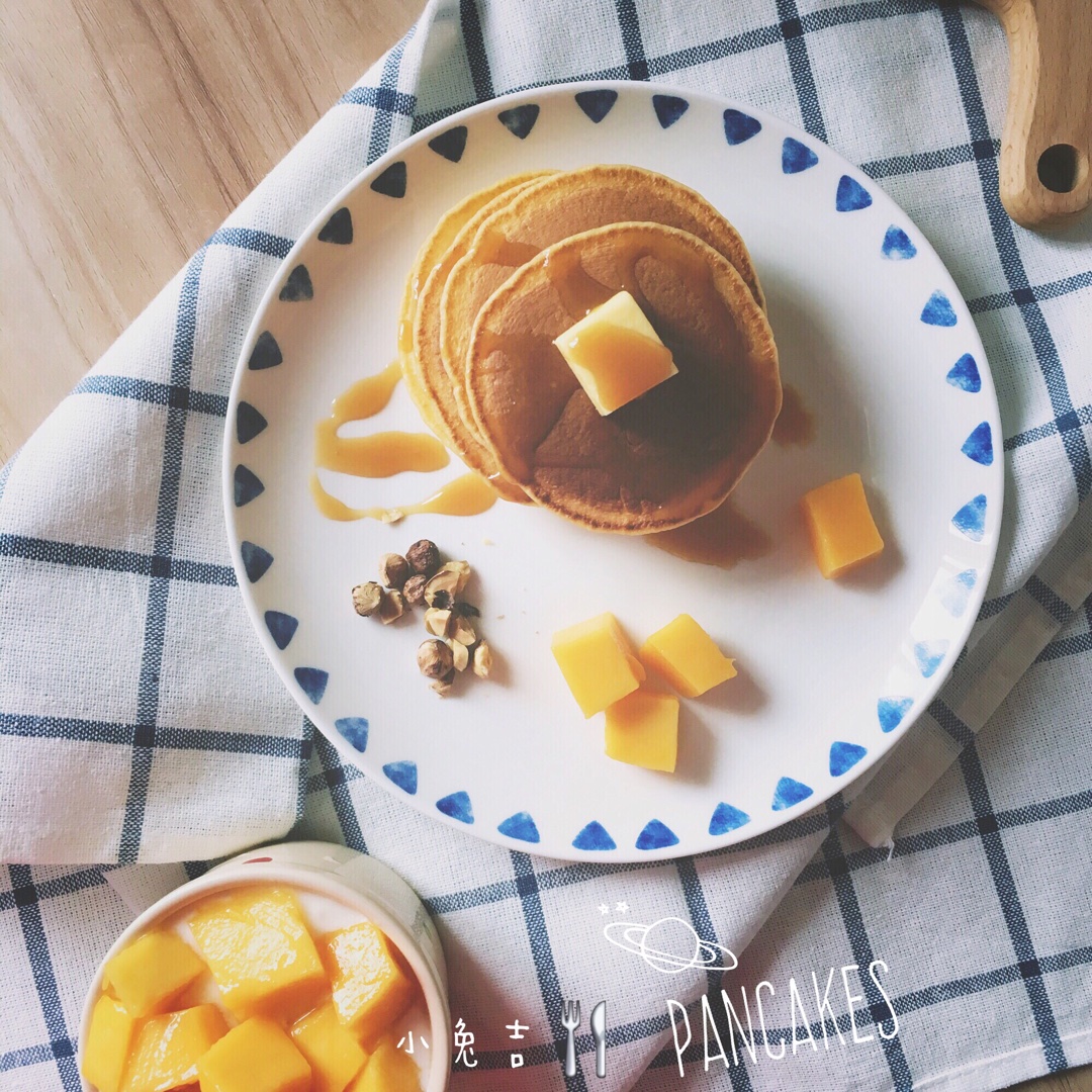 「原味松餅fluffy pancake」無油快手健康早餐的做法 步骤11