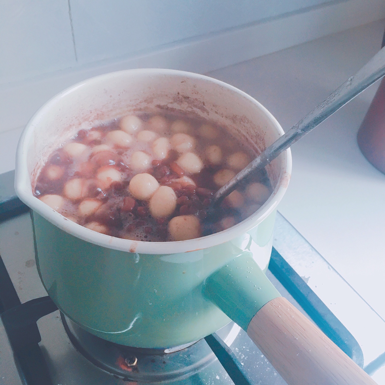 冬日暖暖•紅豆小湯圓湯的做法 步骤5