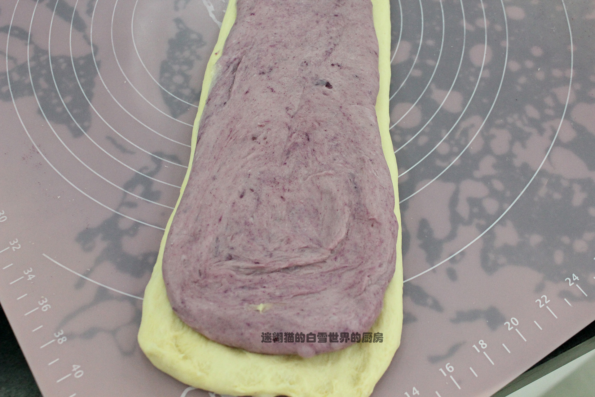 紫薯雙色吐司的做法 步骤8
