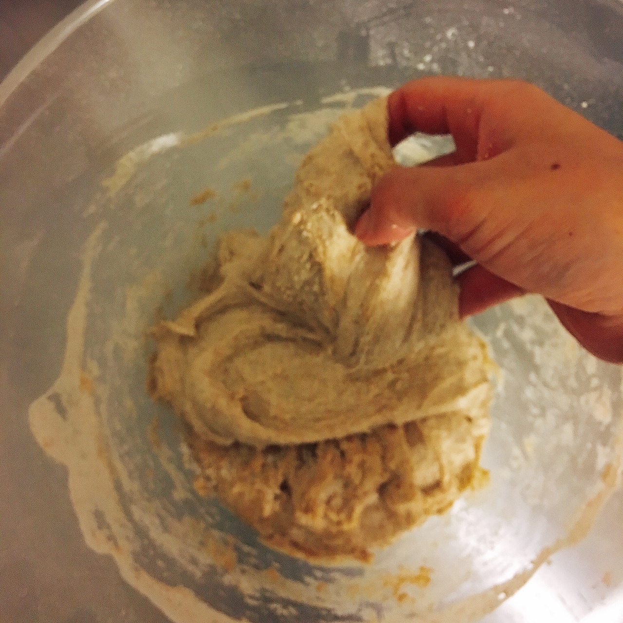 過夜發酵全麥歐包（鑄鐵鍋版本）的做法 步骤5