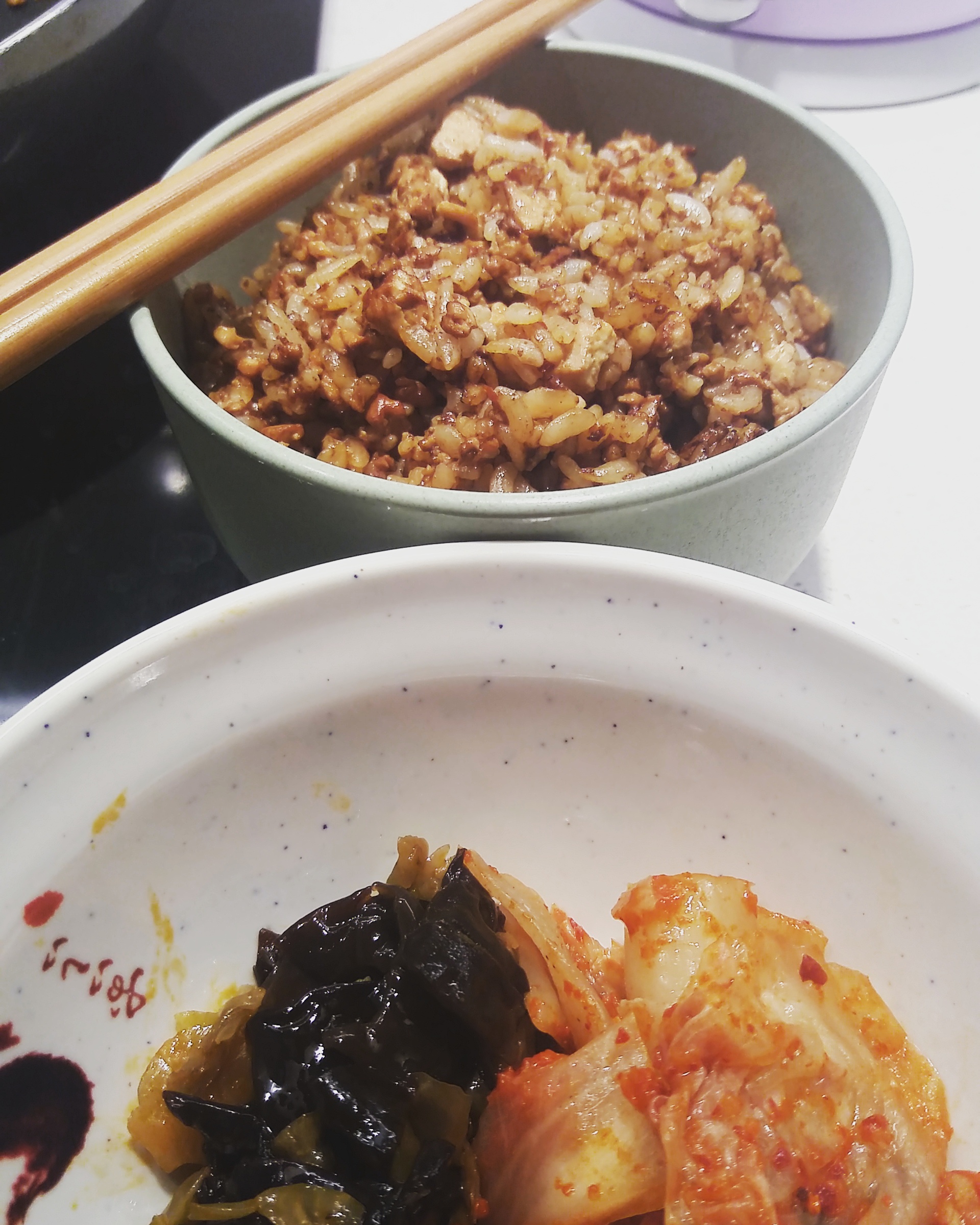 【Ann的留學生活|新手料理】醬油豆腐炒飯/醬油豆花炒飯的做法 步骤16