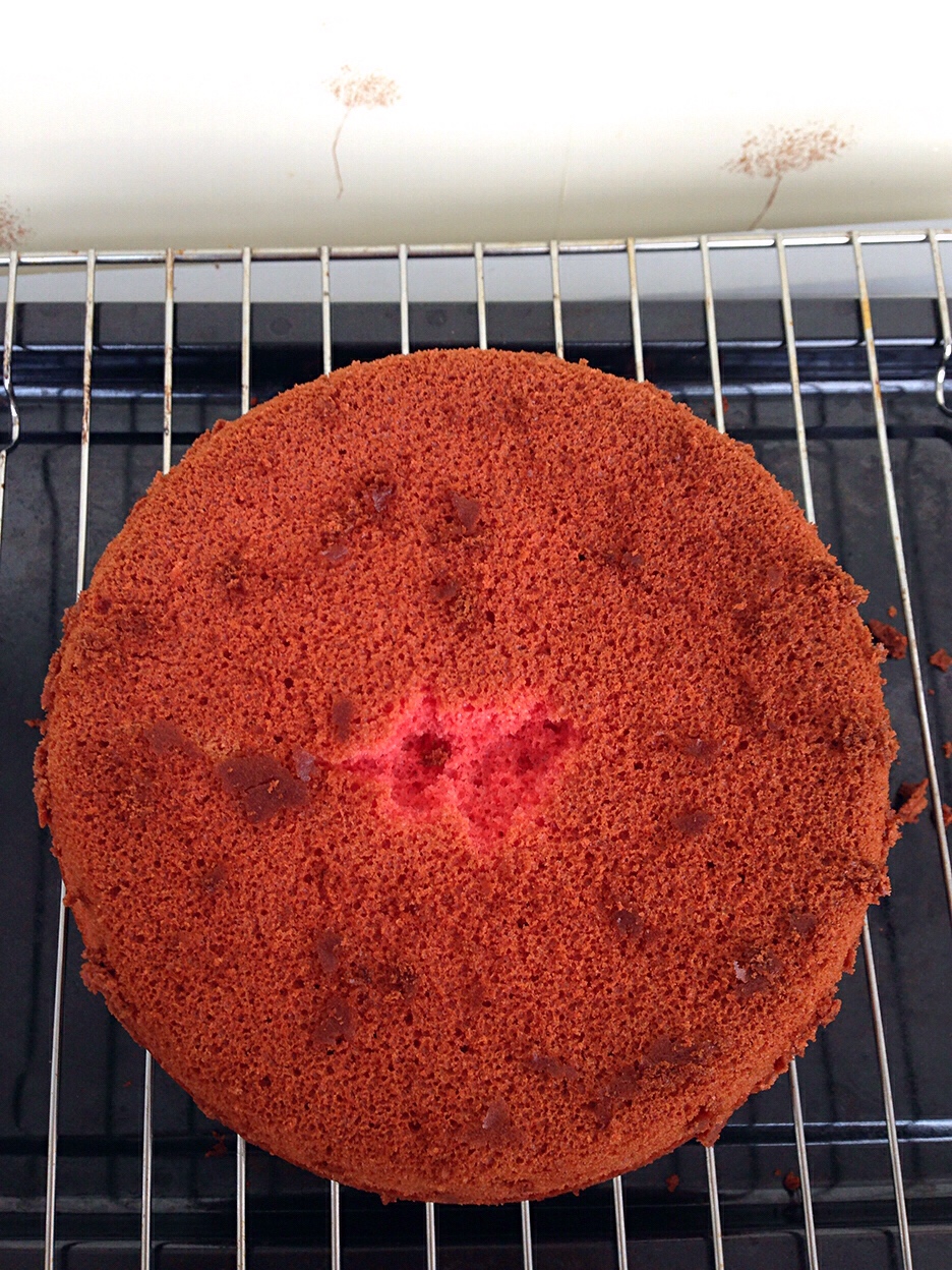 紅絲絨蛋糕（8寸）的做法 步骤6