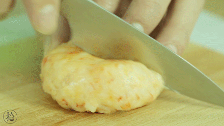 爆漿紫薯蝦餅的做法 步骤8