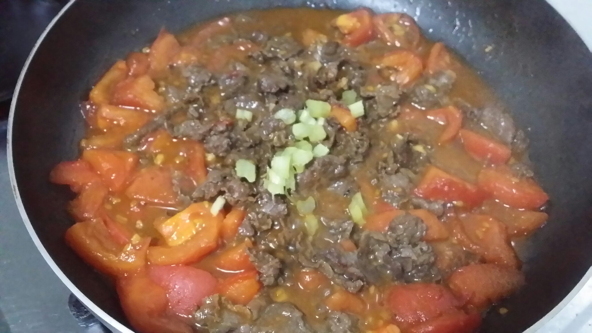 超下飯--牛肉炒番茄的做法 步骤7