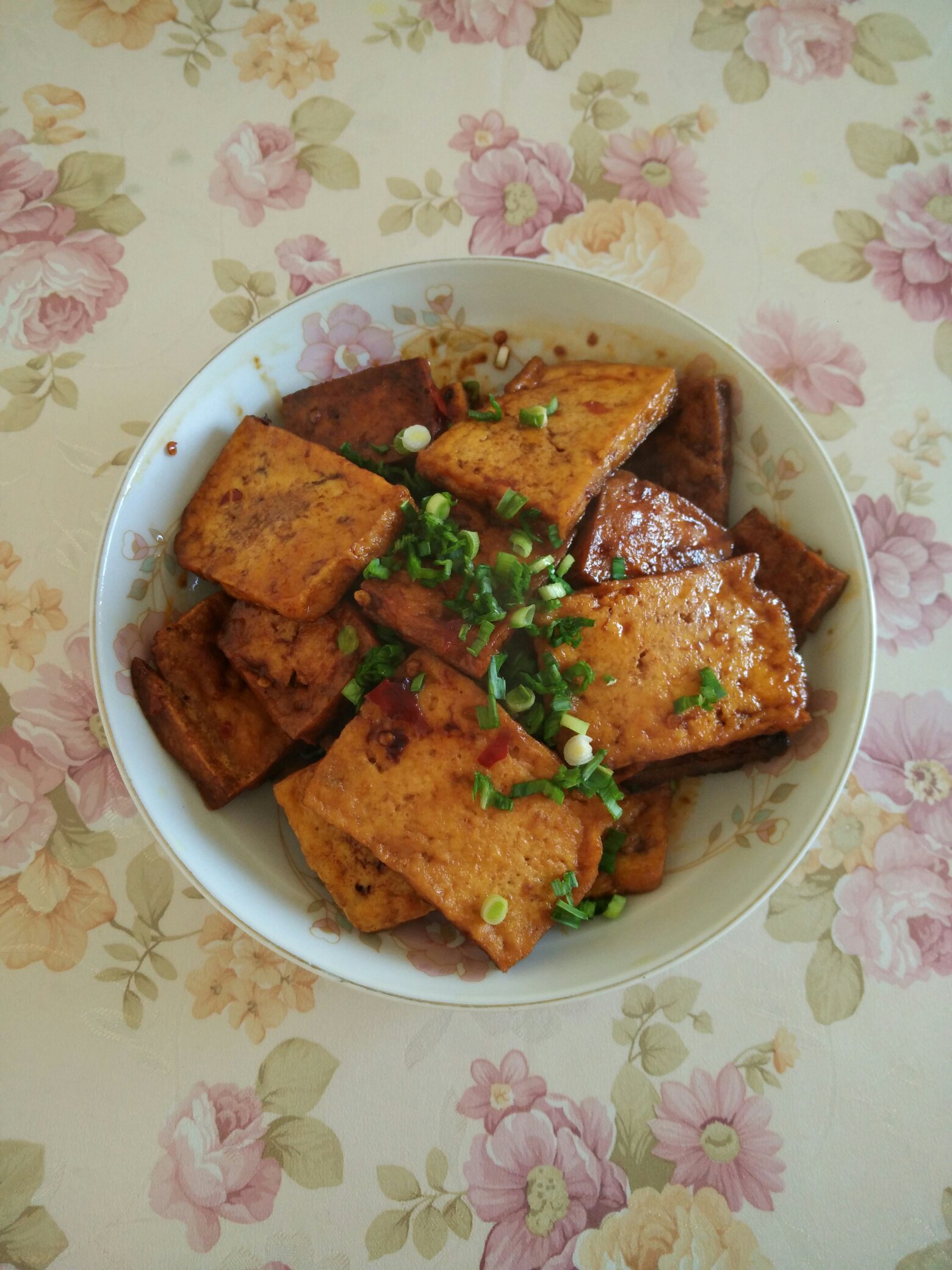 香煎老豆腐的做法 步骤6