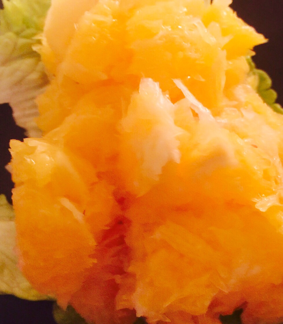 香橙蒸蛋配紅薯沙拉的做法 步骤2