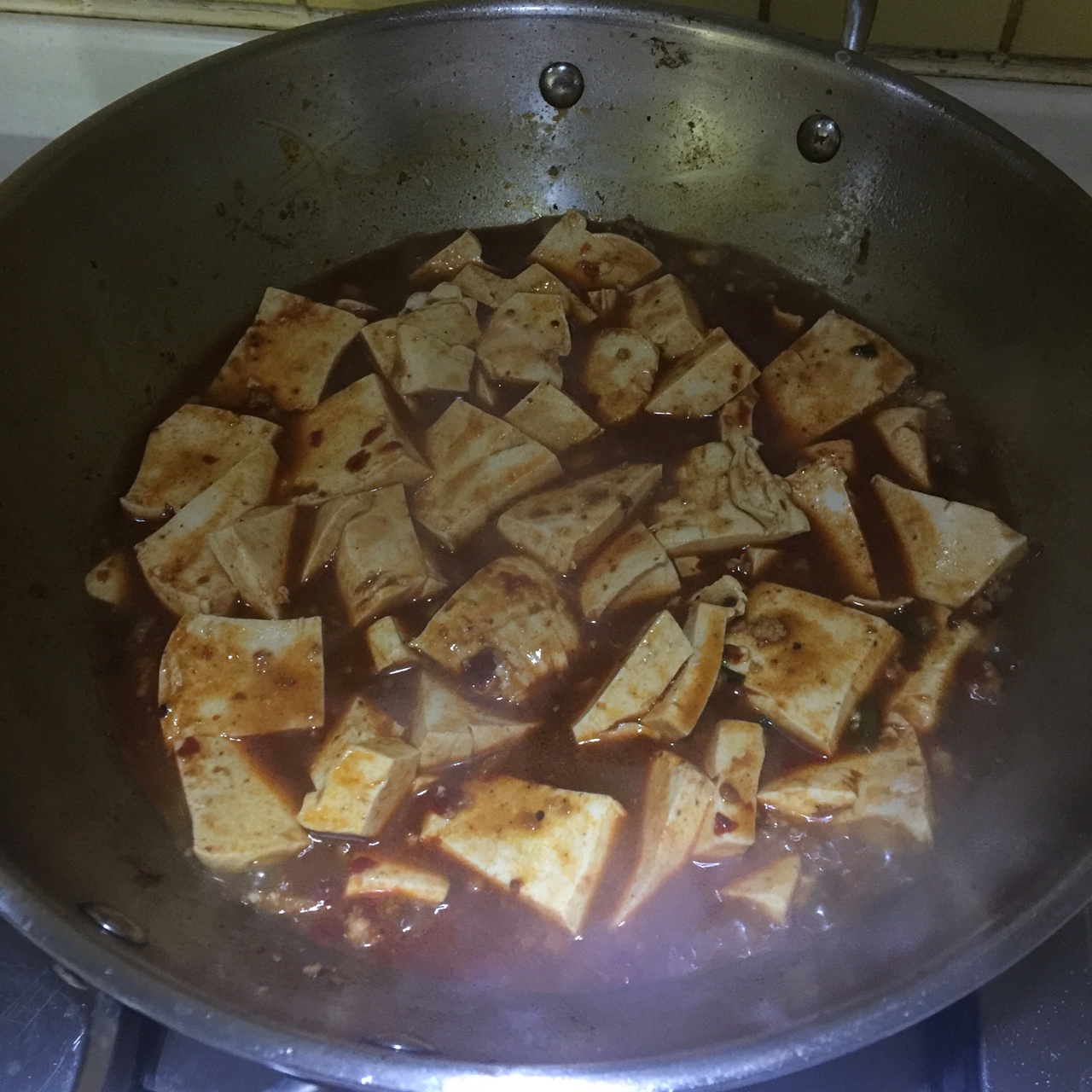麻婆豆腐（調料包版）的做法 步骤5