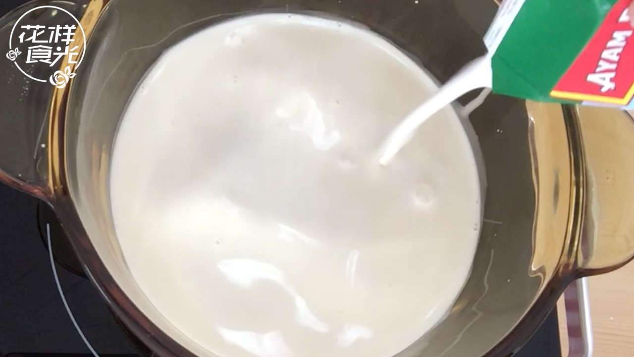 【花樣食光】快手甜品牛奶小方的做法 步骤3