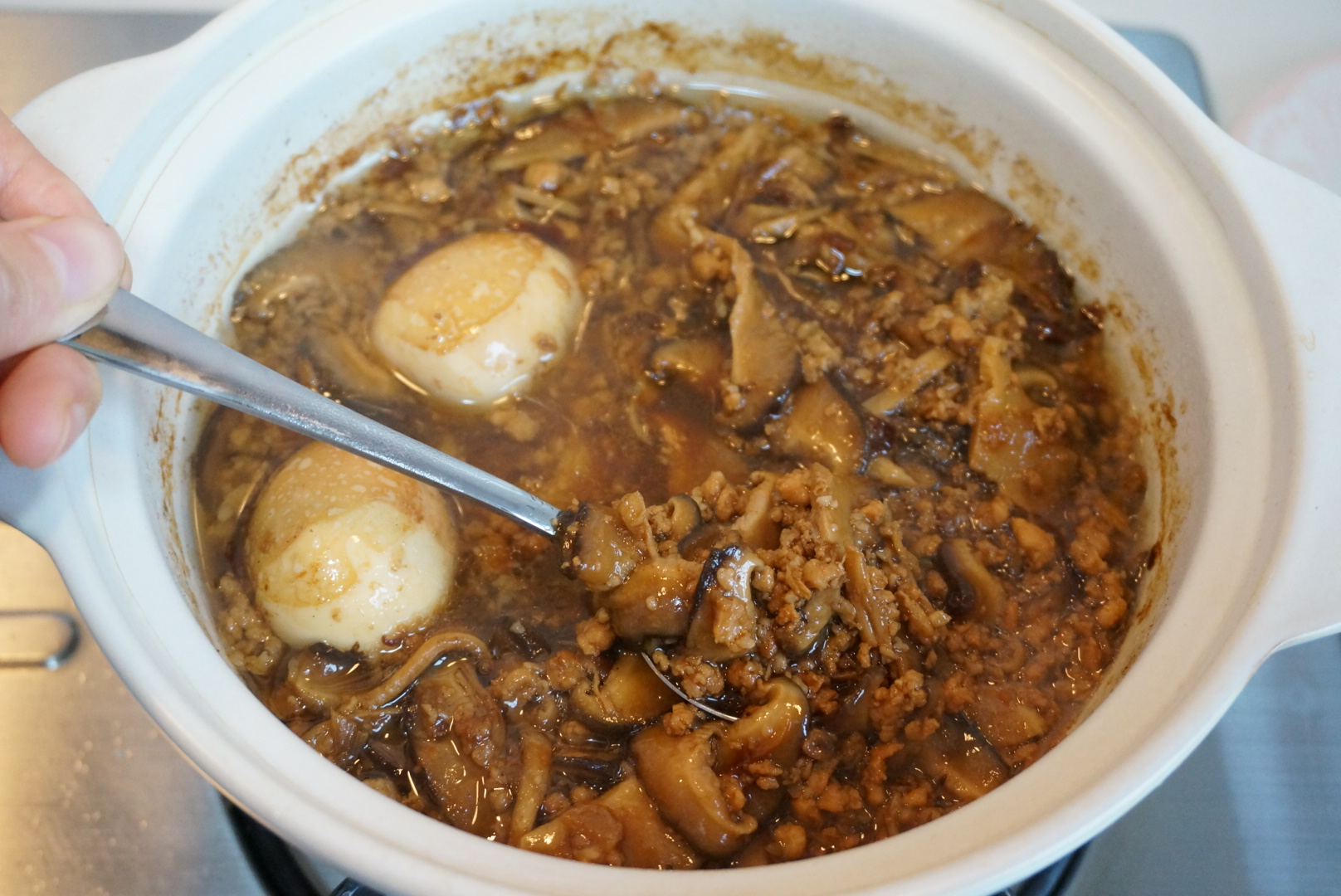 正宗台式香菇肉燥飯的做法 步骤9