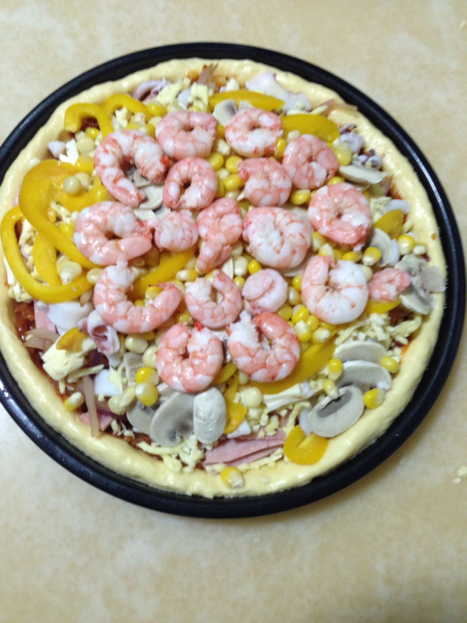 家庭版的海鮮披薩的做法 步骤15