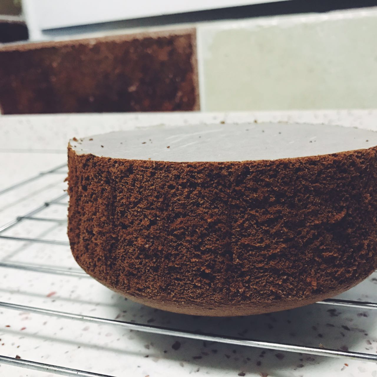 冬日暖心厚味蛋糕—黑可可奧利奧蛋糕的做法 步骤16