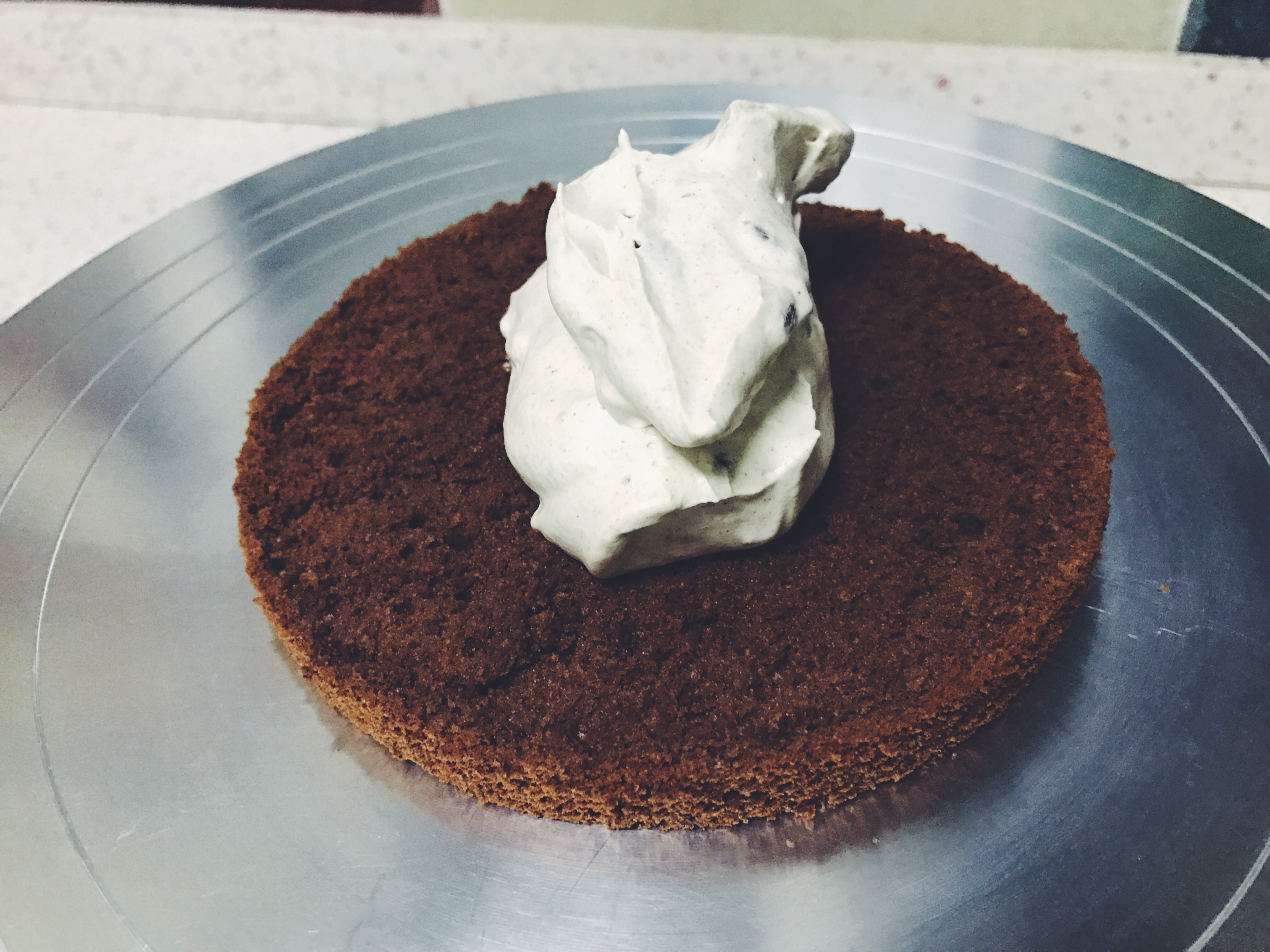 冬日暖心厚味蛋糕—黑可可奧利奧蛋糕的做法 步骤25