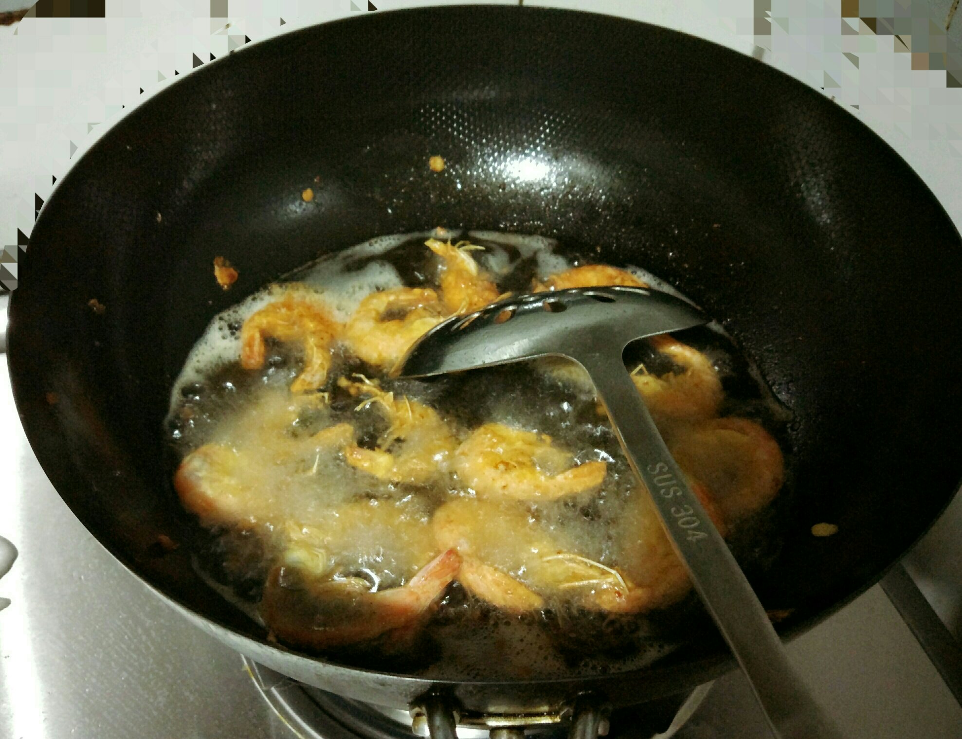 香酥炸蝦的做法 步骤4