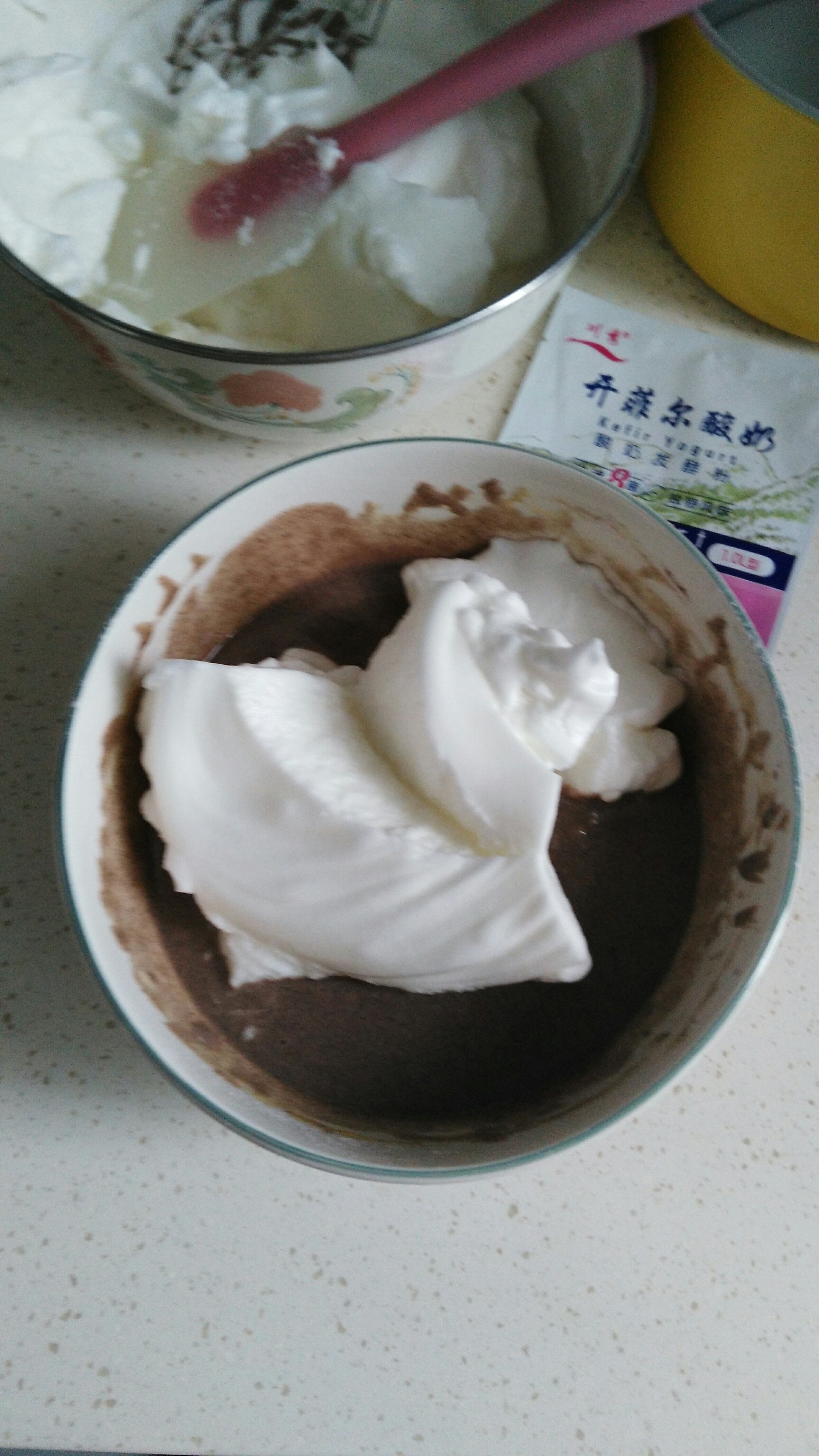 酸奶黑米戚風蛋糕的做法 步骤11